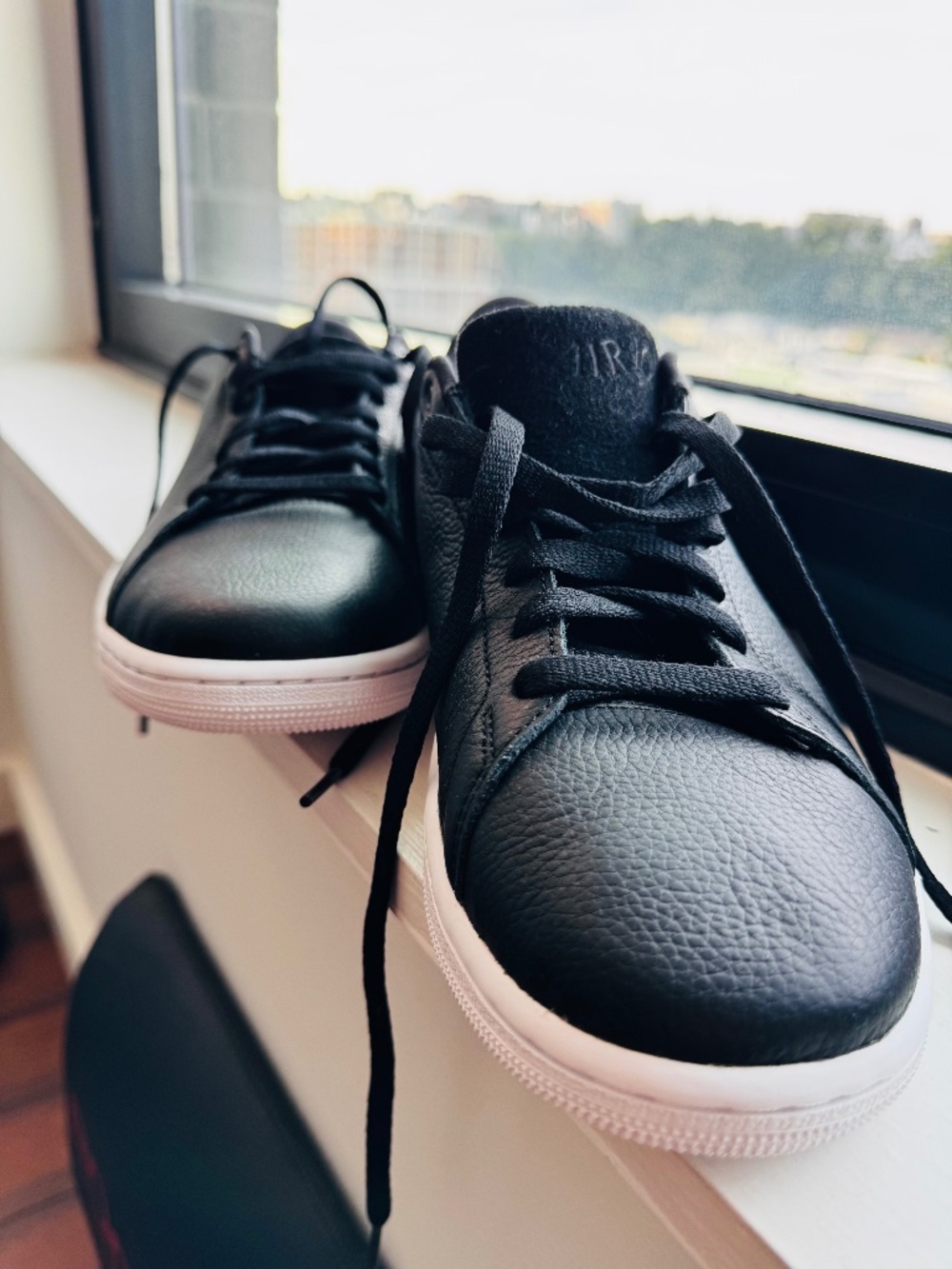 Air Jordan 1 Low Retro “Swooshless” - Black - Size 10.5